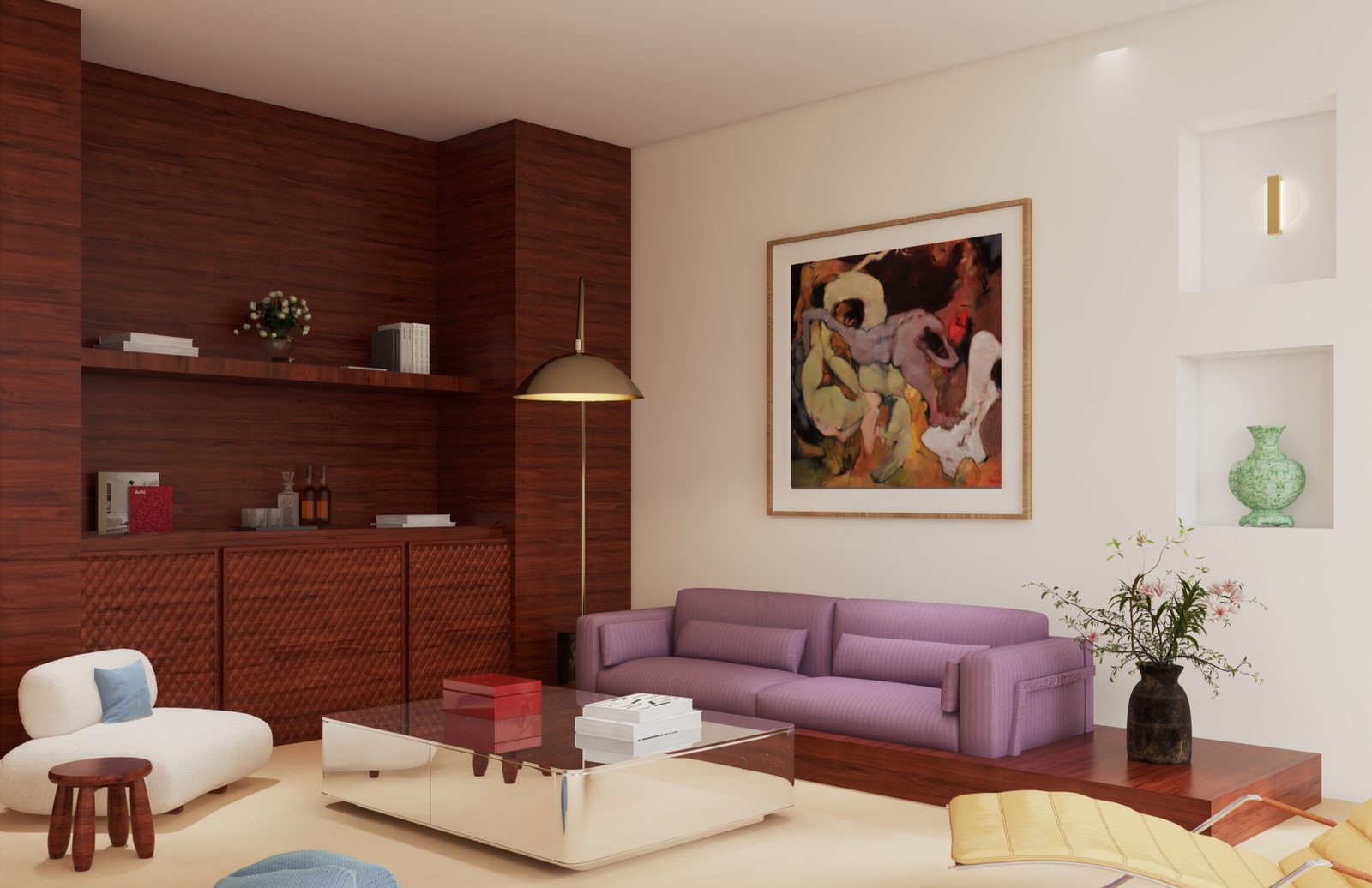 The Mahogany Lounge — The full lounge