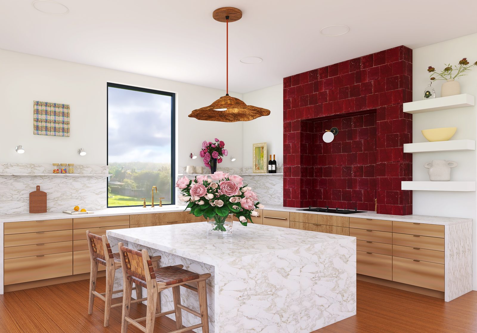The Zellige Kitchen — The full panorama
